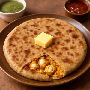 Paneer Aloo Paratha