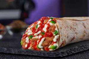 Baked Chicken Meatball Pizza Wrap (Non-Spicy)
