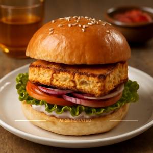 Paneer burger