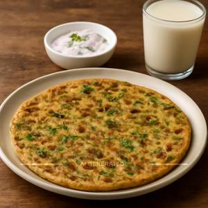 2 Hari Mirchi Paratha