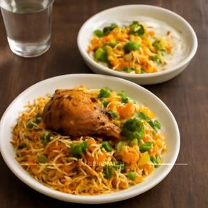 Chicken Biryani + Veg Biryani