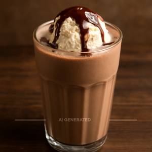 Chocolate Shake With Icecream