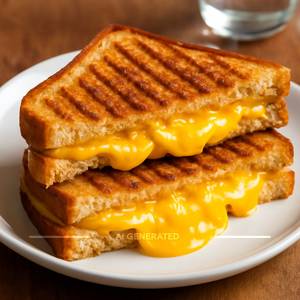 Double Cheese Grilled Sandwich