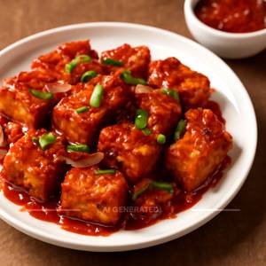 Paneer Schezwan Style