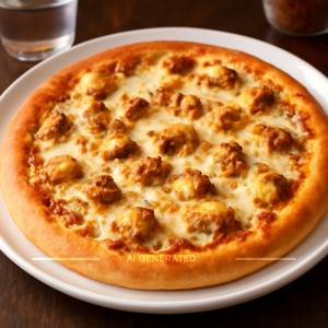 Chicken cheesy pizza