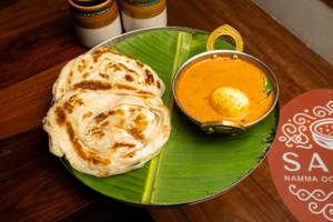 Parotta with Egg Curry Combo