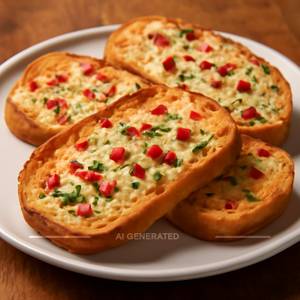Chilli Cheese Garlic Bread