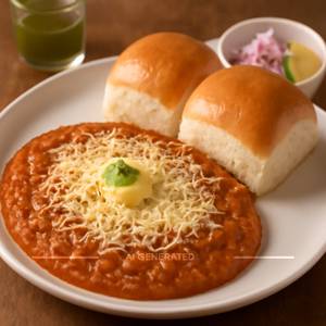 Cheese Paneer Pav Bhaji