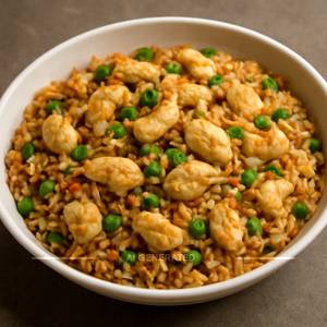 Chicken triple fried rice