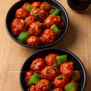 Boneless Chicken Chilli Manchurian (Pack of 2)                 