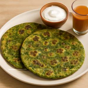 Palak Paratha 2 Pieces