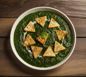 Creamy palak paneer