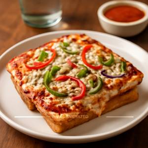 Veg Sandwich Pizza