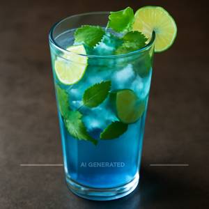Blue Lagoon Mojito