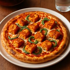 Spicy Tandoori Paneer Pizza
