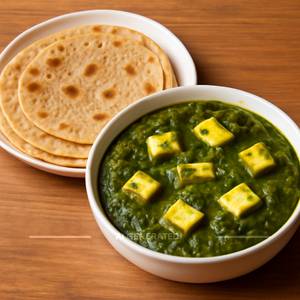 Palak Paneer [With 3 Chapati]