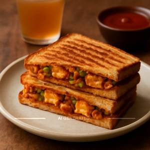 Spicy Paneer Sandwich