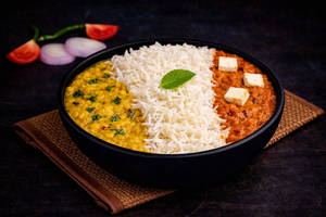 Dal Fry And Paneer Rice Bowl