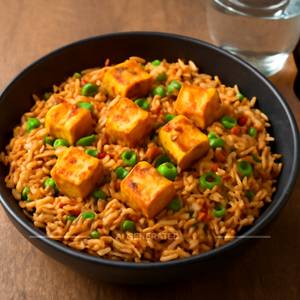 Paneer Chilli Garlic Fried Rice