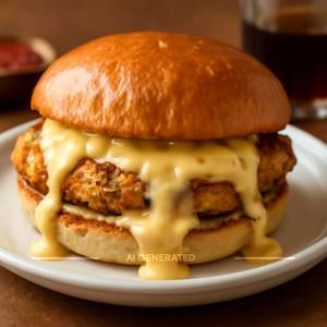 Chicken Cheese Burst Sandwich