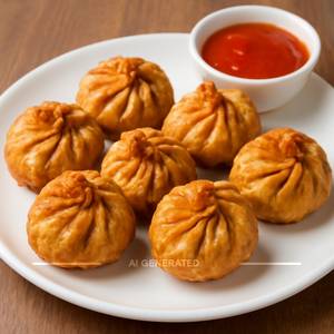 Veg Fried Momos [6 Pieces]
