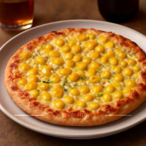 8" Corn Cheese Pizza