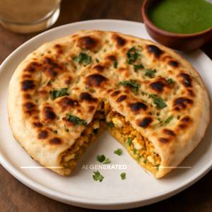 Paneer Stuffed Kulcha
