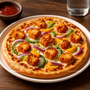 Tandoori paneer pizza