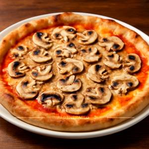 Mushroom pizza                                                                                                                                                            