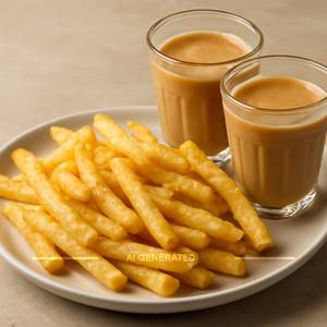 French Fries + Chai (2) Adrak