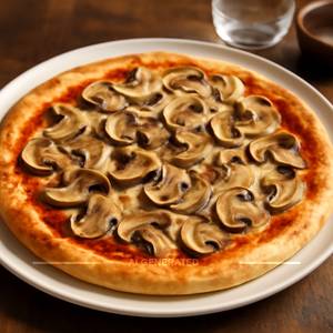 Mushroom Pizza