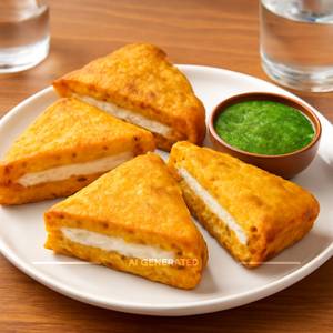 Paneer Bread Pakoda