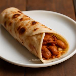 Single tandoori chicken roll