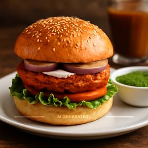 Tandoori burger
