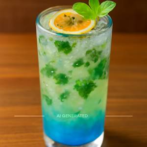 Blue heaven mojito
