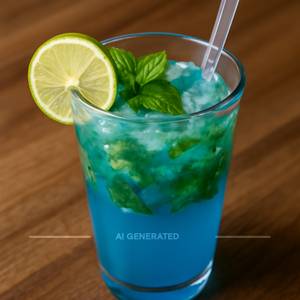Blue Curacao Mojito