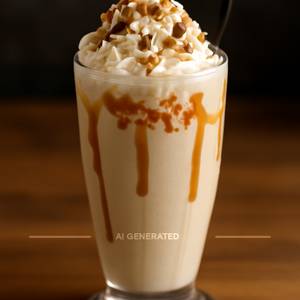 Caramel Nuts Milkshake