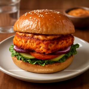 Tandoori Paneer Burger