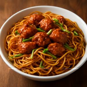 Chicken Manchurian Noodles