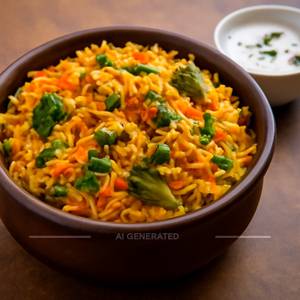 Veg. Hyderabadi Biryani