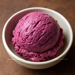 Blackcurrant ice cream