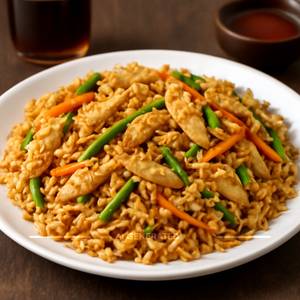 Chicken Singapore Fried Rice