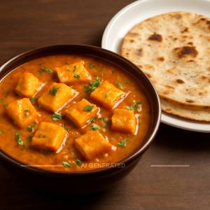Paneer Masala+tawa Roti