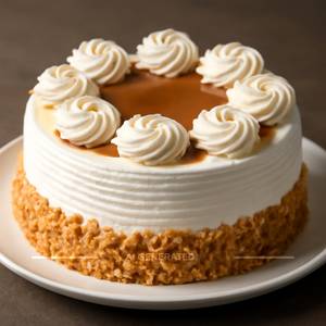 Butterscotch Fresh cream cake