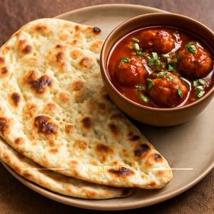 2 Butter Naan + 1 Veg Manchurian