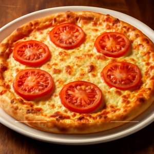 Tomato cheese pizza