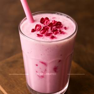 Rose milkshake