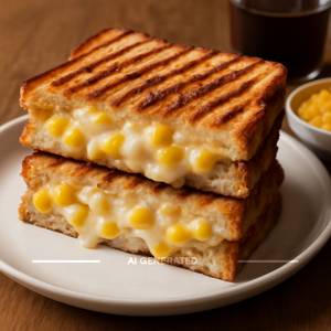 Corn Cheese Grilled Sandwich
