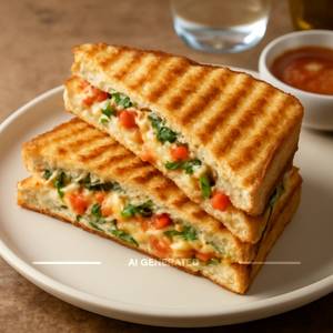Veg Cheese Grilled Sandwich