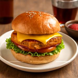 Paneer cheese burger